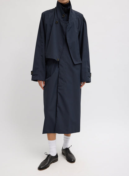 Double Collar Frank Trench | Tibi Signature