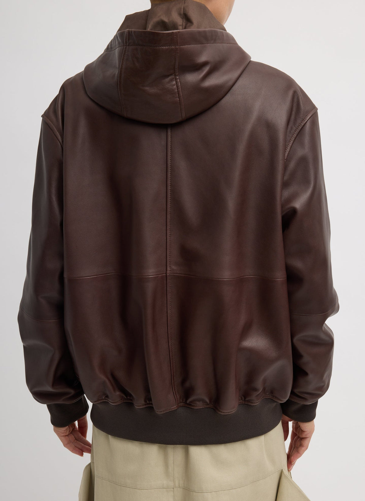 Leather Zip Up Hoodie Jacket | Tibi Best Price