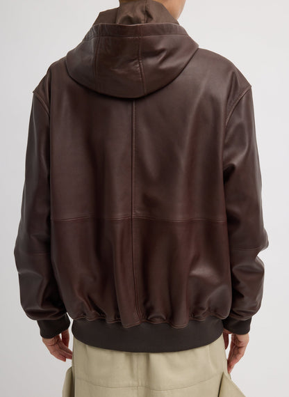 Leather Zip Up Hoodie Jacket | Tibi Best Price