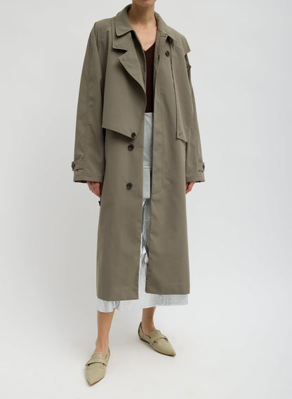 Double Collar Frank Trench | Tibi Best Seller