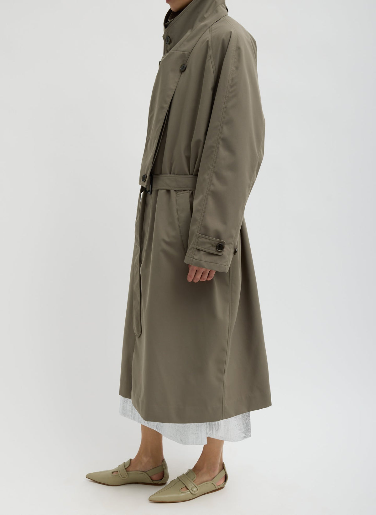 Double Collar Frank Trench | Tibi Best Seller