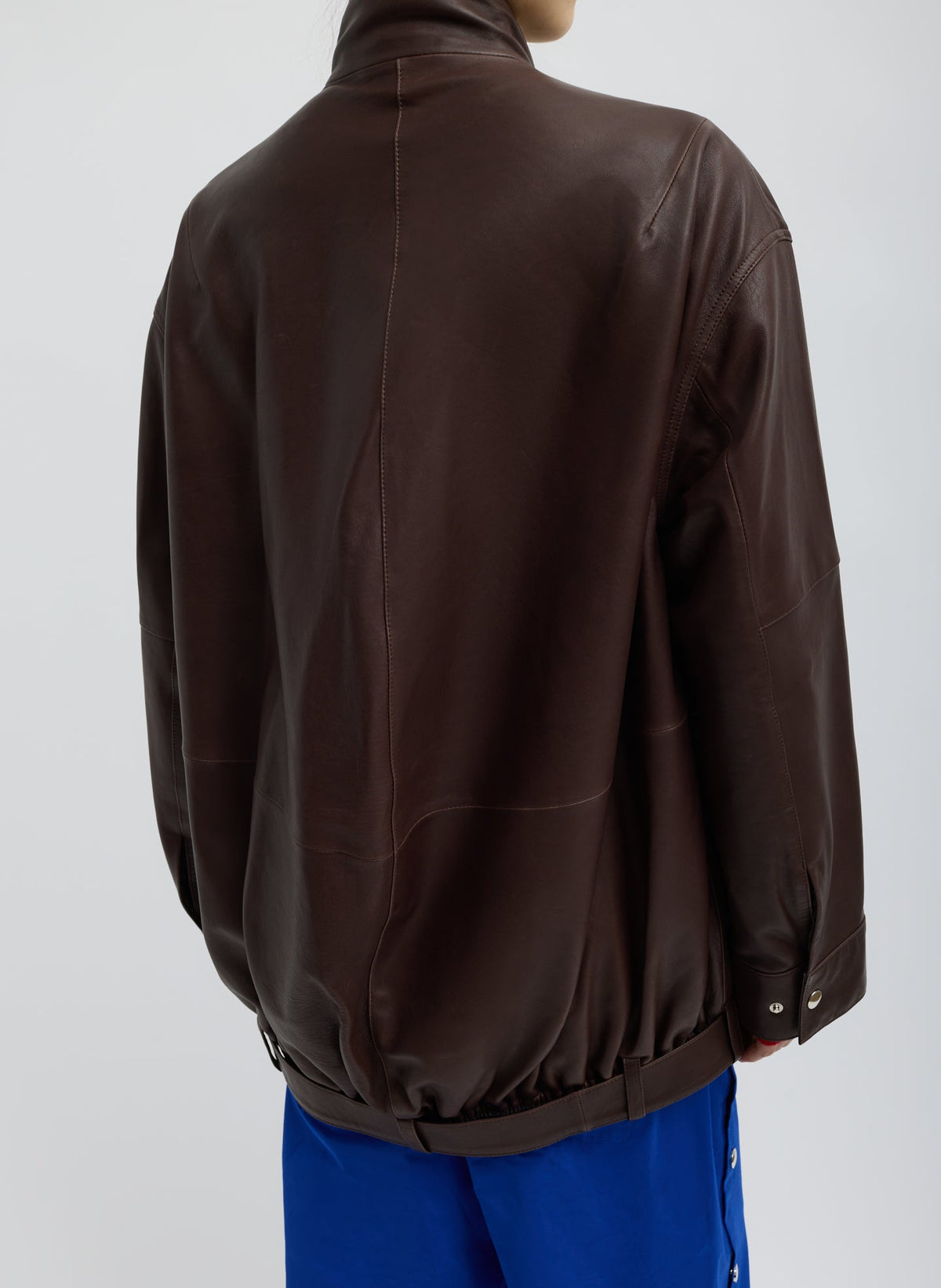 Leather Moto Bomber | Tibi Discount