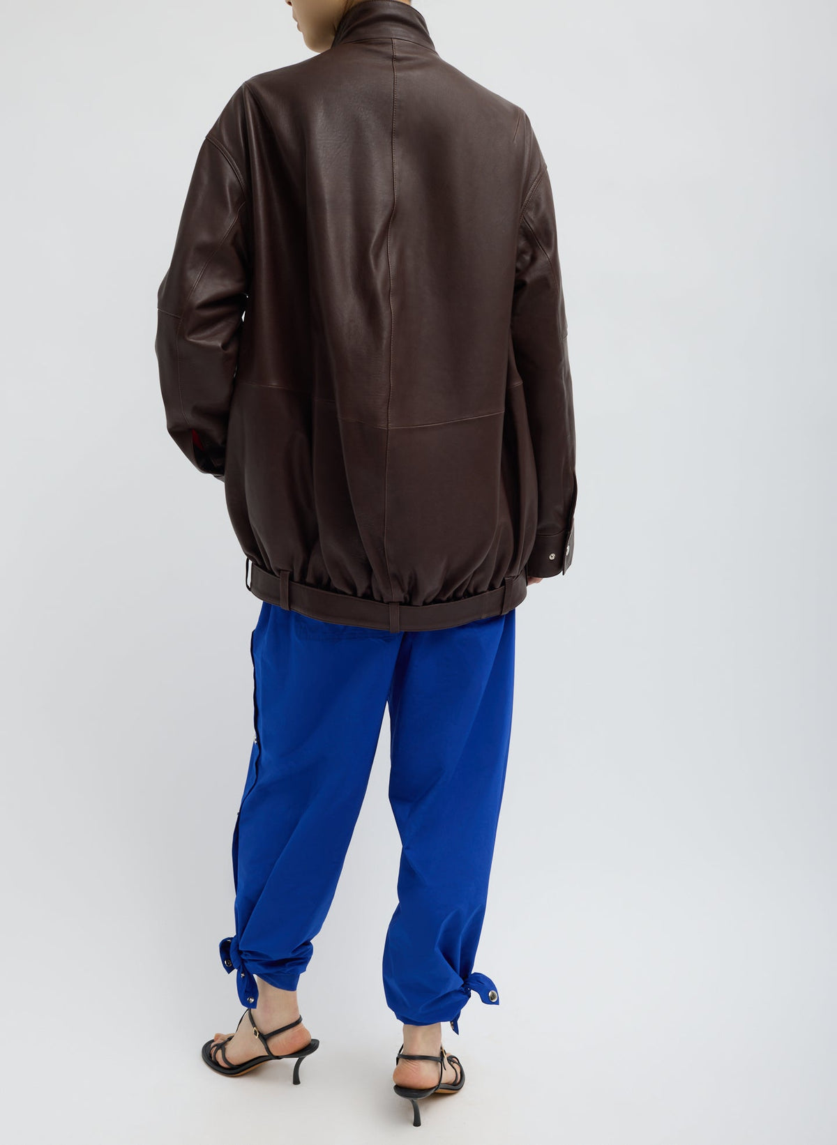 Leather Moto Bomber | Tibi Discount