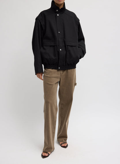 Patchwork Twill Slicker Jacket | Tibi Deals