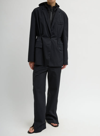 Tech Suiting Anorak Blazer With Zip Off Vest | Tibi Top Pick