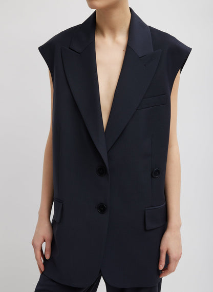 Tropical Wool Liam Vest | Tibi Signature