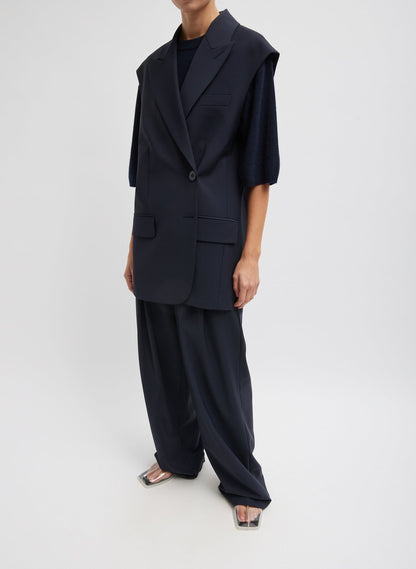 Tropical Wool Liam Vest | Tibi Signature