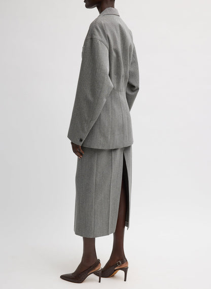 Structured Wool Sculpted Blazer | Tibi Customer Favorite