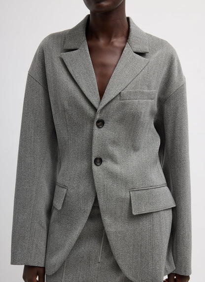 Structured Wool Sculpted Blazer | Tibi Customer Favorite