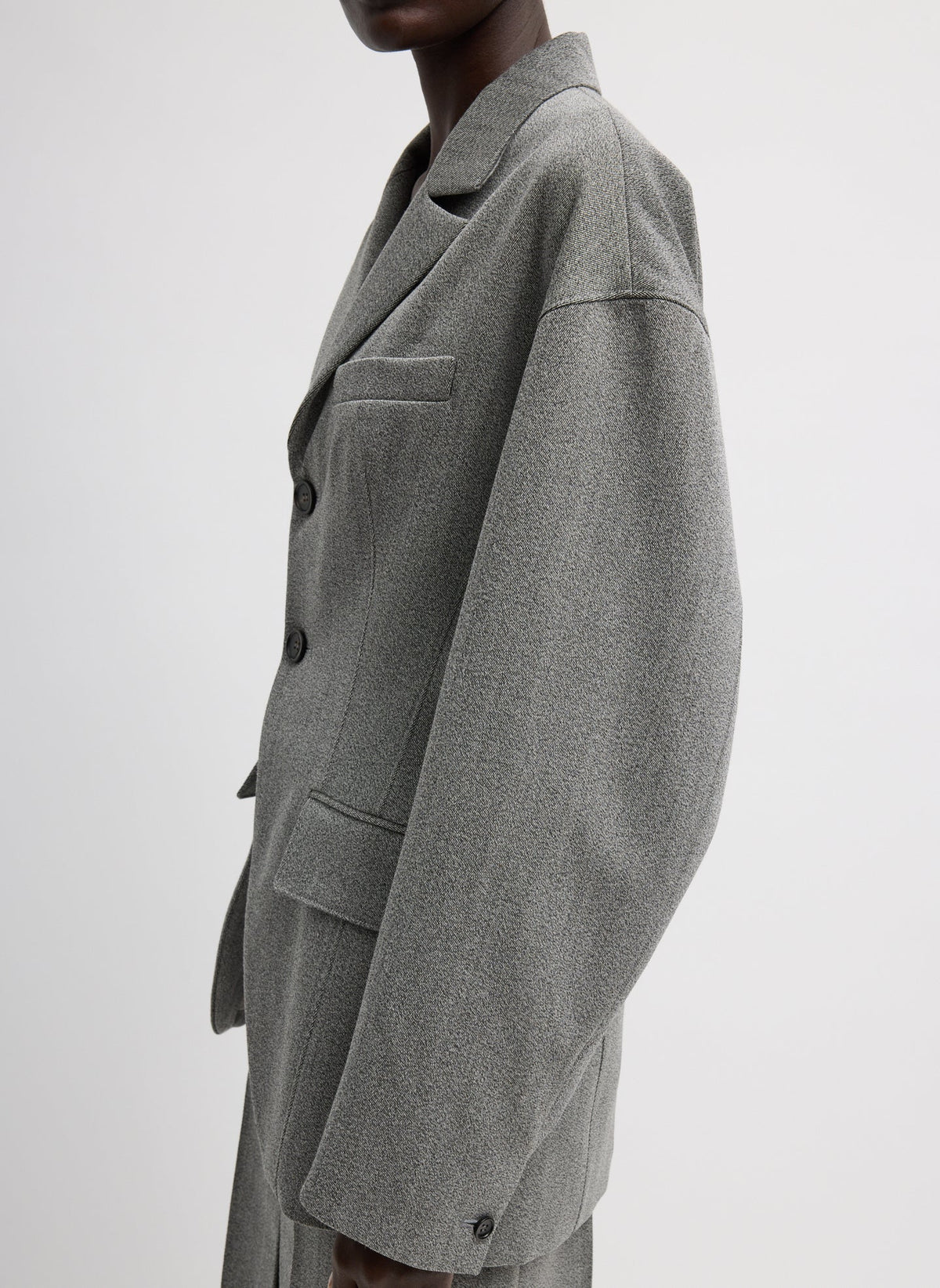 Structured Wool Sculpted Blazer | Tibi Customer Favorite