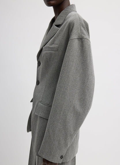Structured Wool Sculpted Blazer | Tibi Customer Favorite