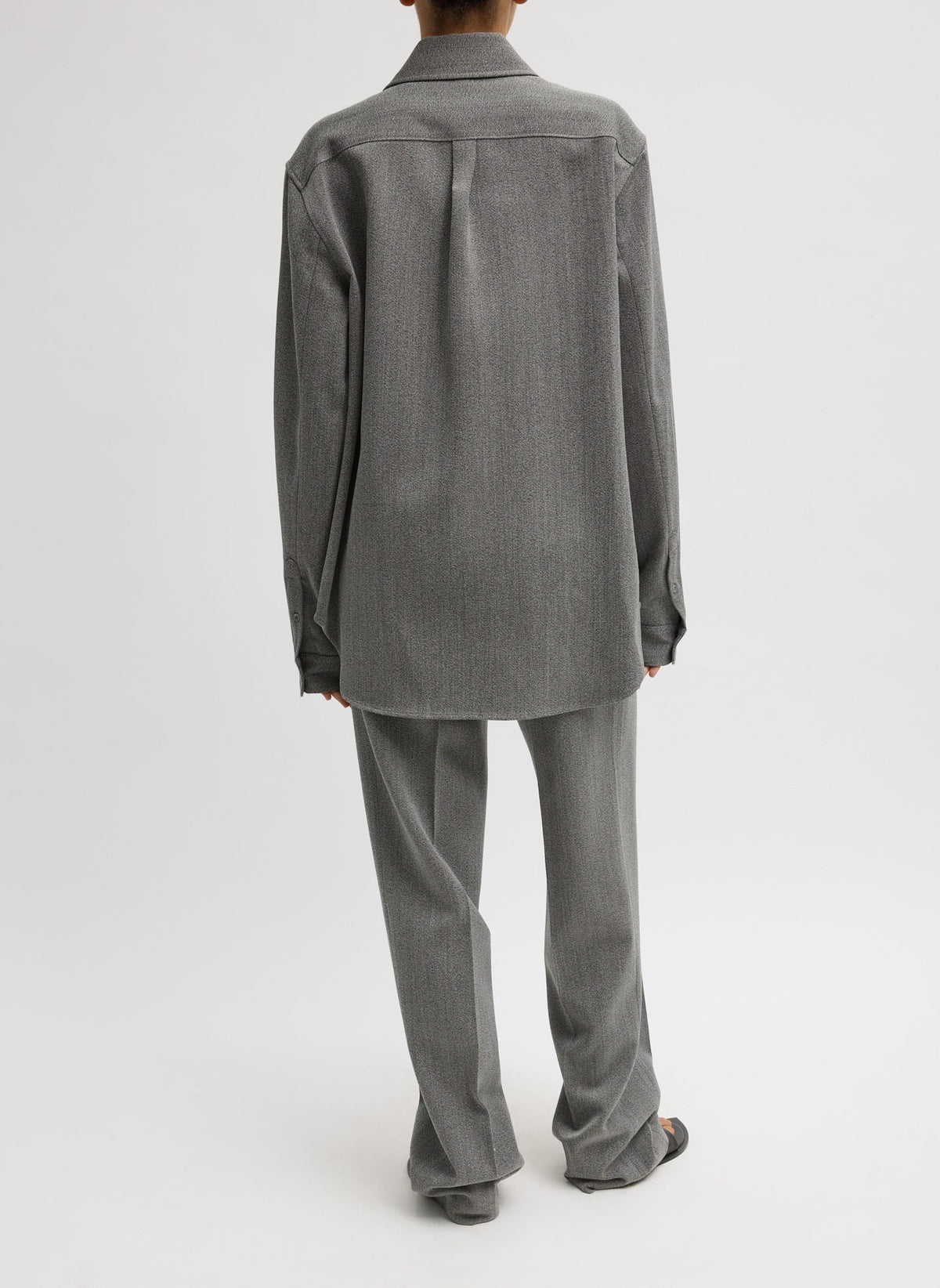 Structured Wool Zipper Jacket | Tibi Signature