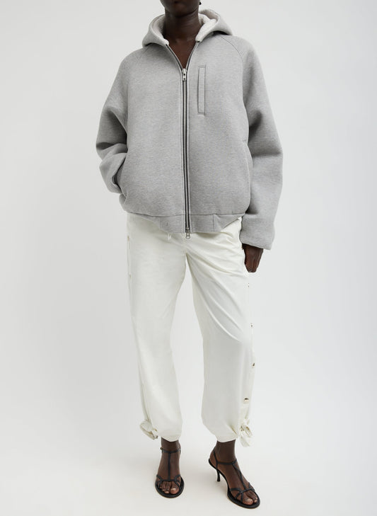 Compact Tech French Terry Zip Up Hoodie | Tibi Deals