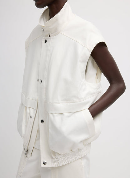Patchwork Twill Slicker Jacket | Tibi Trending