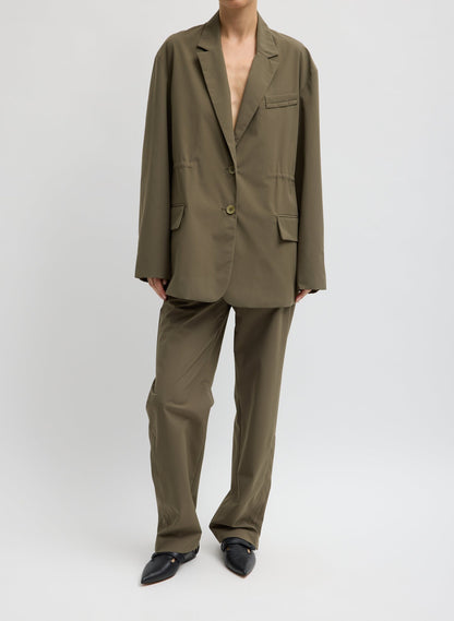 Tech Suiting Anorak Blazer With Zip Off Vest | Tibi Discount