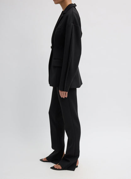 Spring Bonded Twill Sculpted Blazer | Tibi Featured