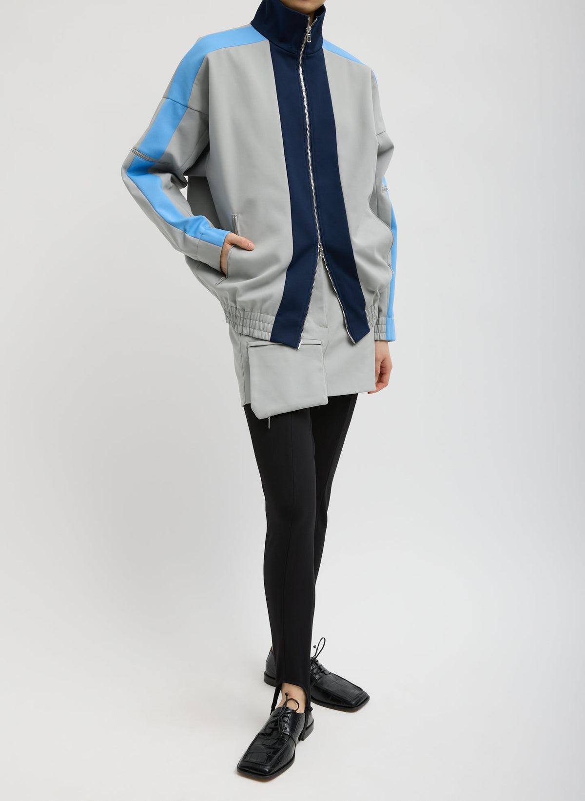 Compact Tech Knit Bomber | Tibi Everyday