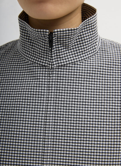 Tech Gingham Track Jacket | Tibi Premium