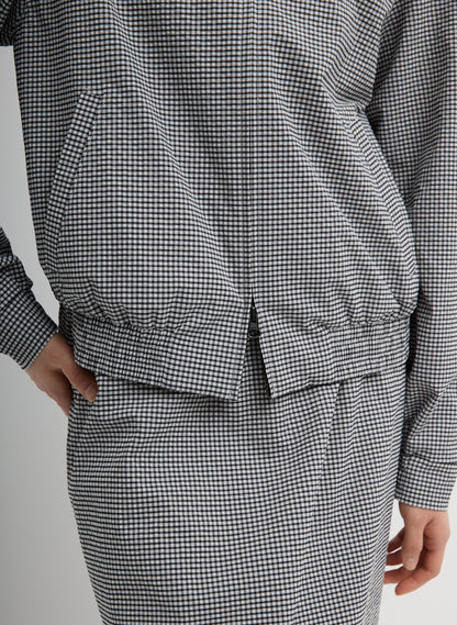 Tech Gingham Track Jacket | Tibi Premium