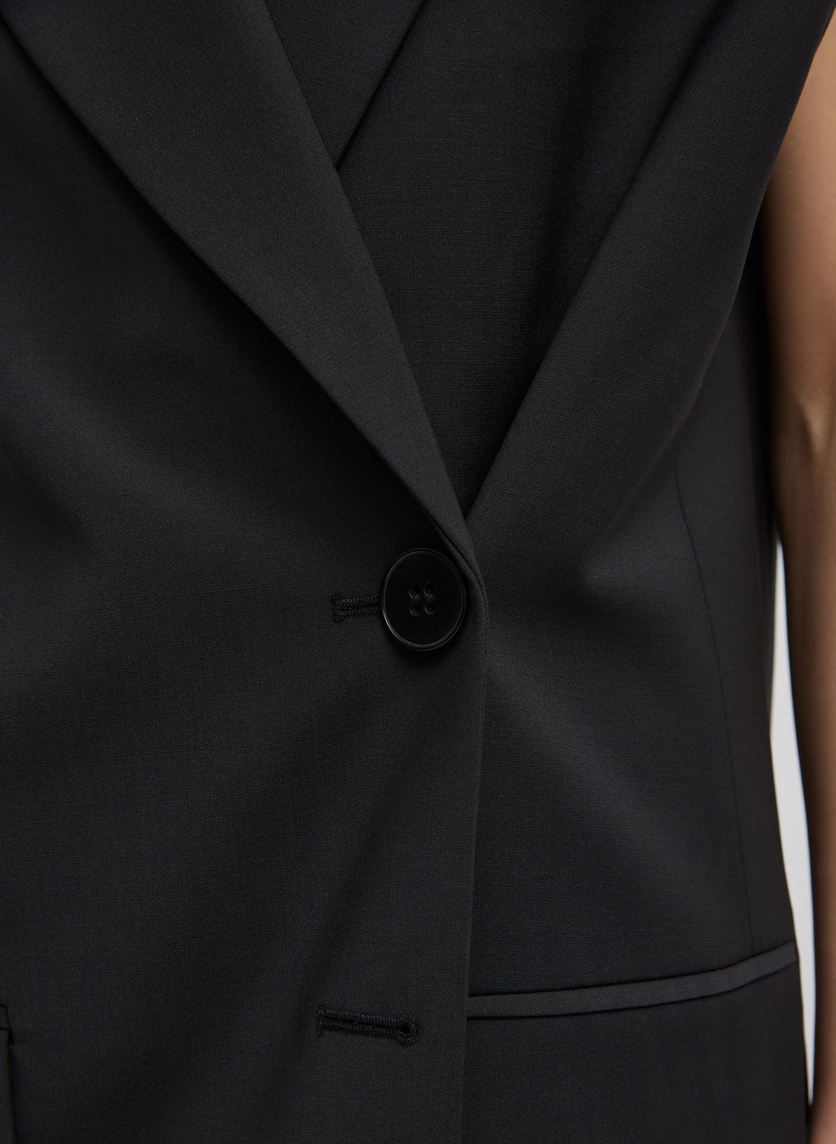Tropical Wool Liam Vest | Tibi Customer Favorite