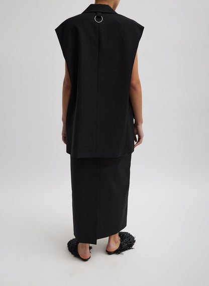 Tropical Wool Liam Vest | Tibi Customer Favorite