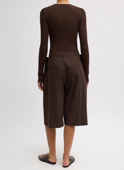 Ribbed Sweater Crewneck Pullover | Tibi Great Value