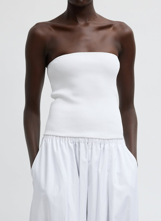 Ribbed Sweater Tube Top | Tibi Signature