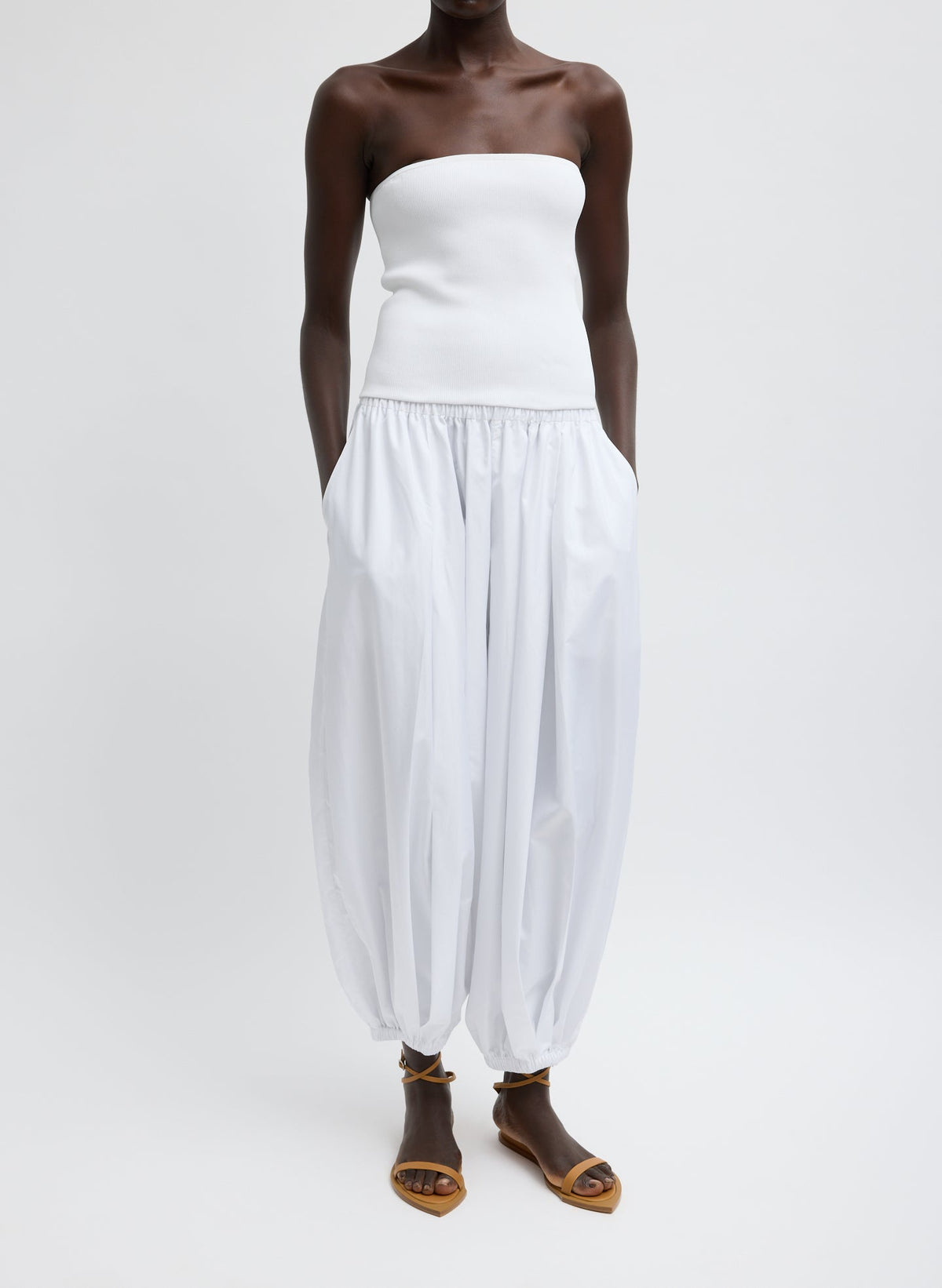 Ribbed Sweater Tube Top | Tibi Signature
