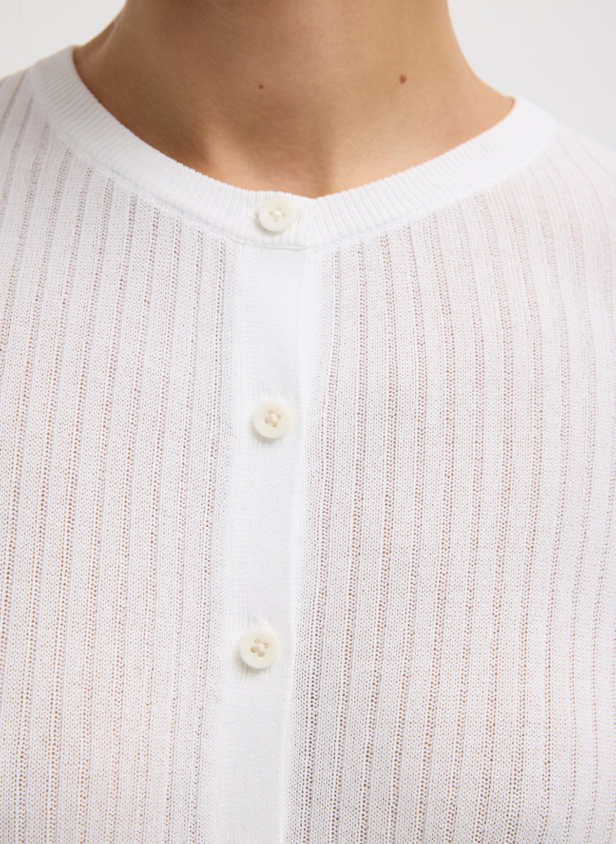 Ribbed Sweater Slim Cardigan | Tibi Exclusive