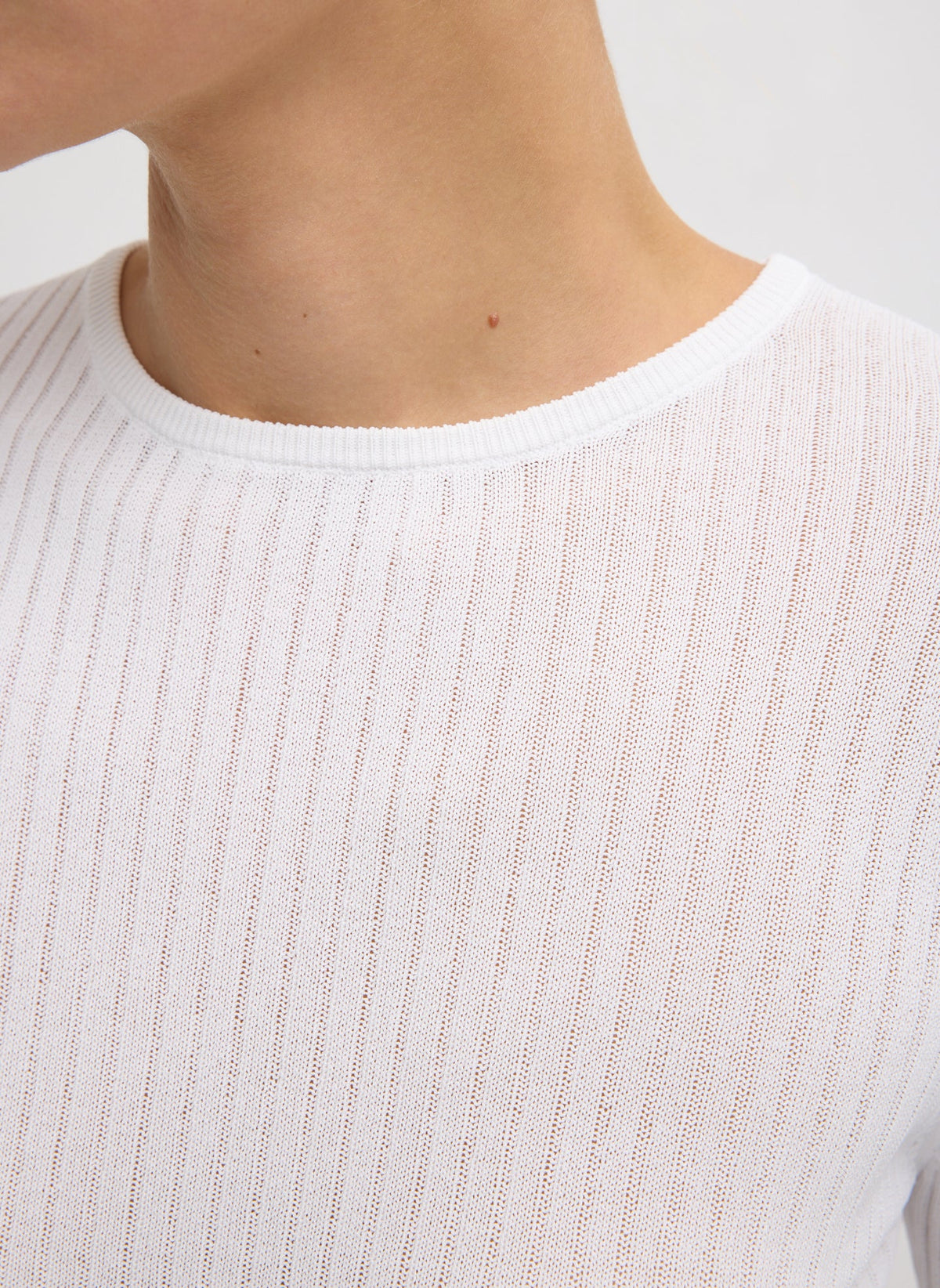 Ribbed Sweater Crewneck Pullover | Tibi Classic