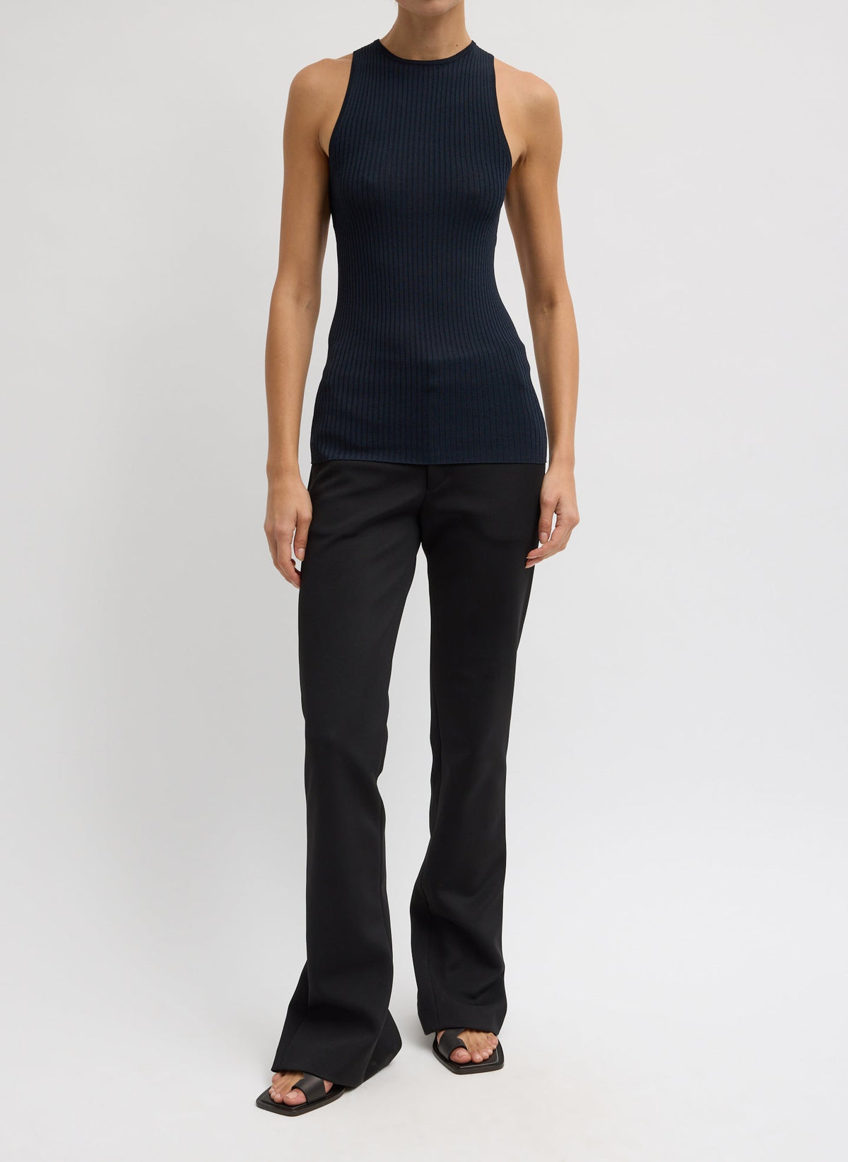 Ribbed Sweater Cut Out Tank | Tibi Smart Buy