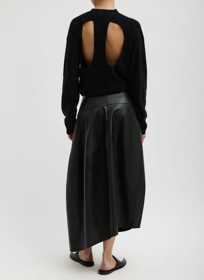 Anna Merino Wool Cut Out Racerback Pullover | Tibi Everyday