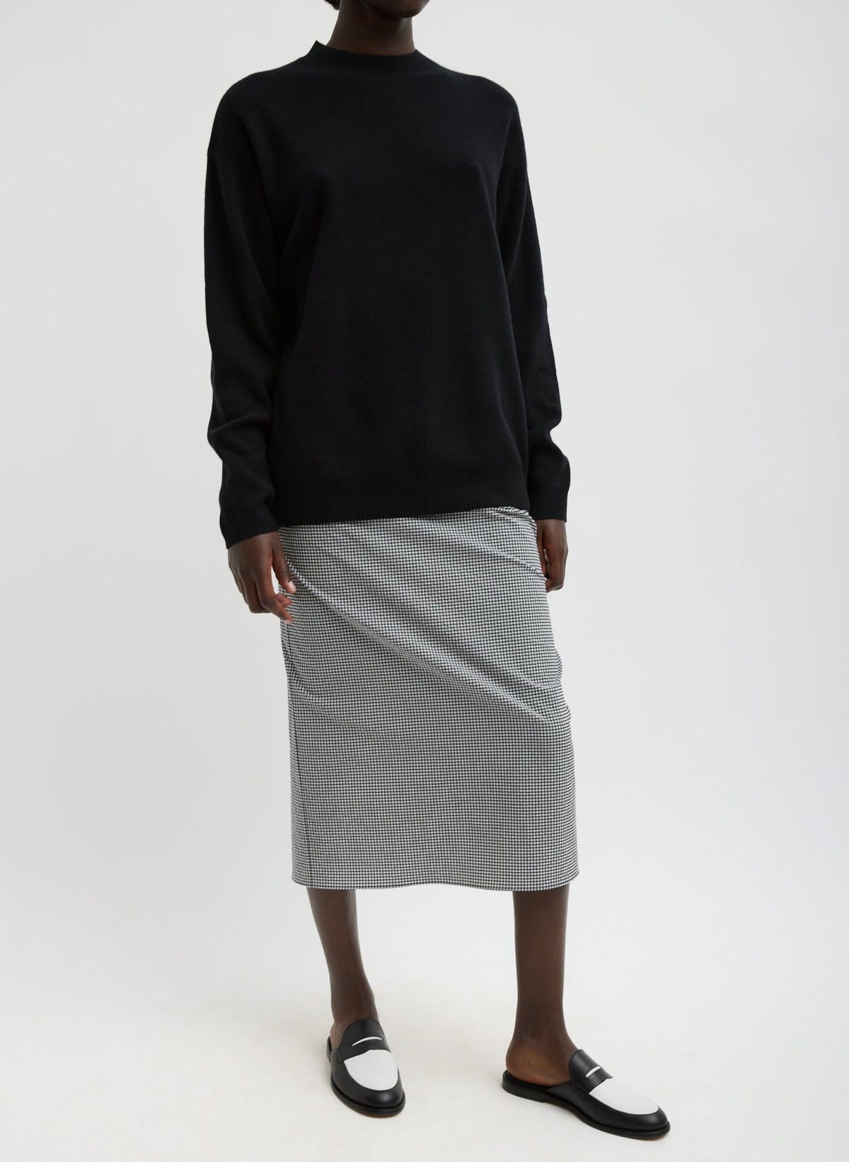 Anna Merino Wool Cut Out Racerback Pullover | Tibi Everyday