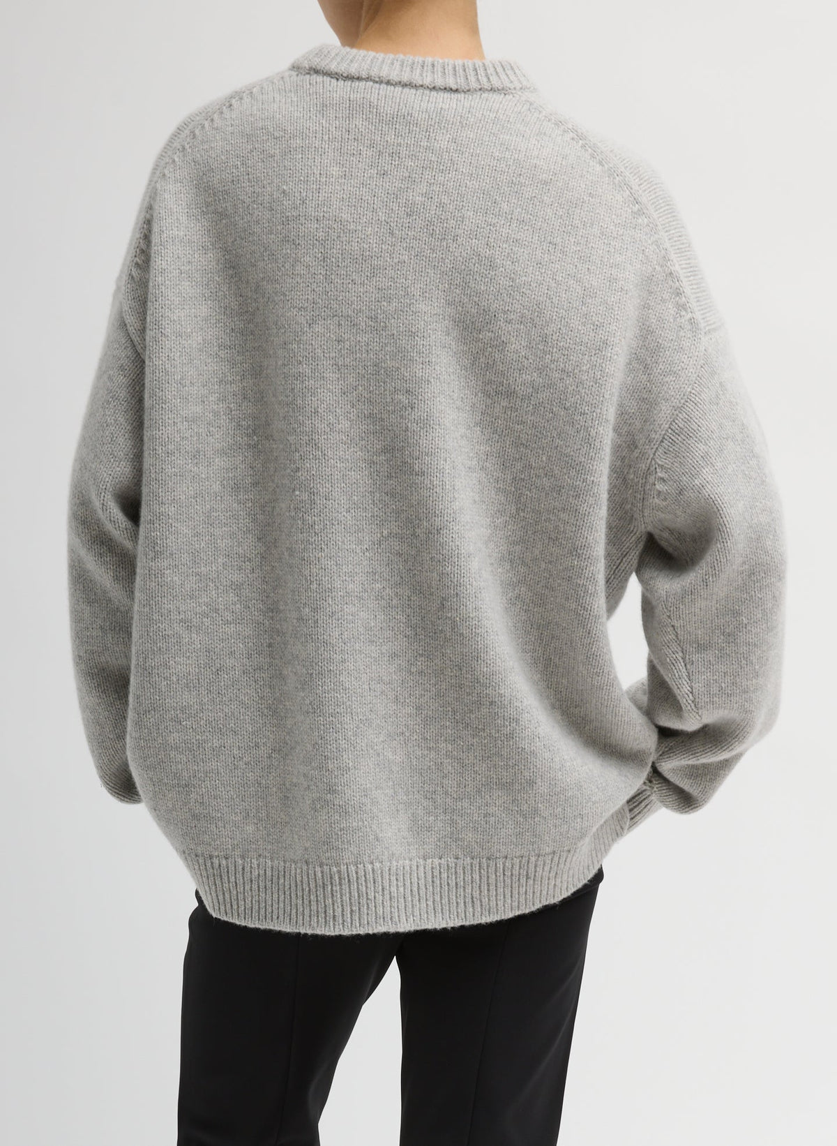 Soft Wool Ski Easy Pullover Crewneck Sweater | Tibi Recommended