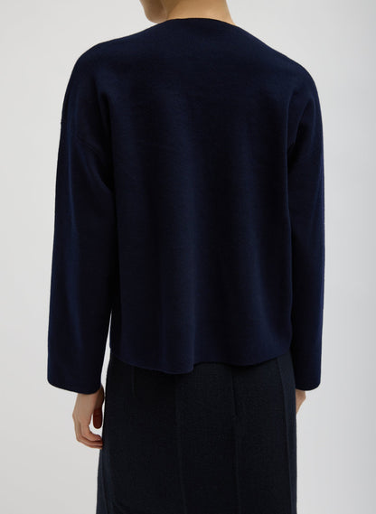 Double Faced Cashmere Oversized Easy Sweater | Tibi Hot Sale