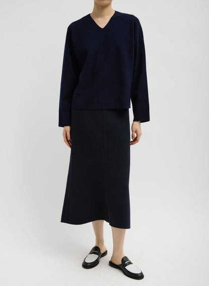 Double Faced Cashmere Oversized Easy Sweater | Tibi Hot Sale