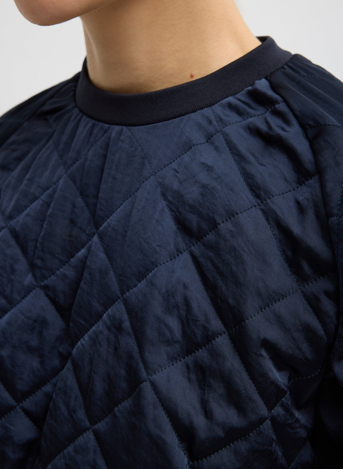 Cozy Quilting Sweatshirt | Tibi Exclusive