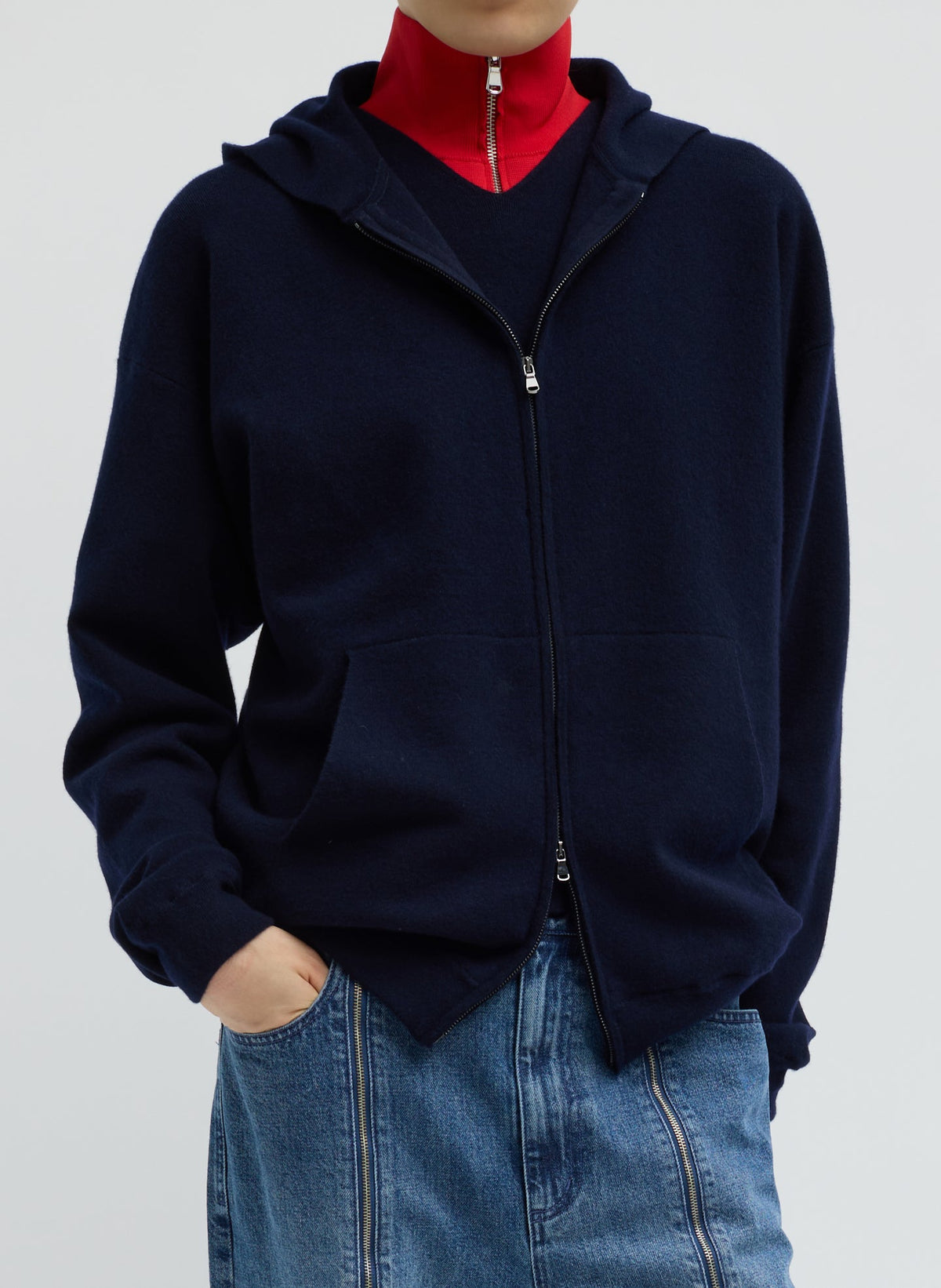 Double Faced Cashmere Hoodie | Tibi Latest