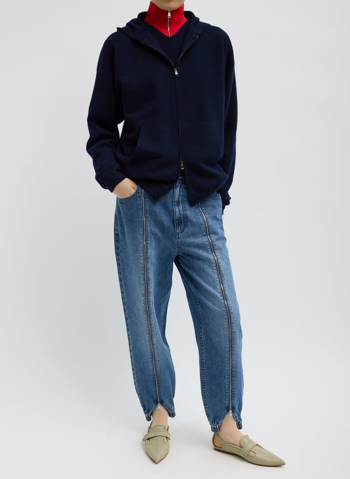 Double Faced Cashmere Hoodie | Tibi Latest
