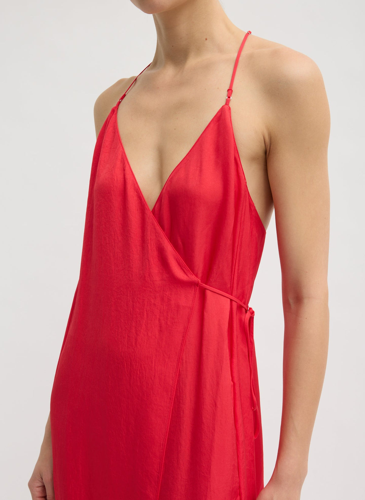 Summer Slip Wrap Dress | Tibi Latest