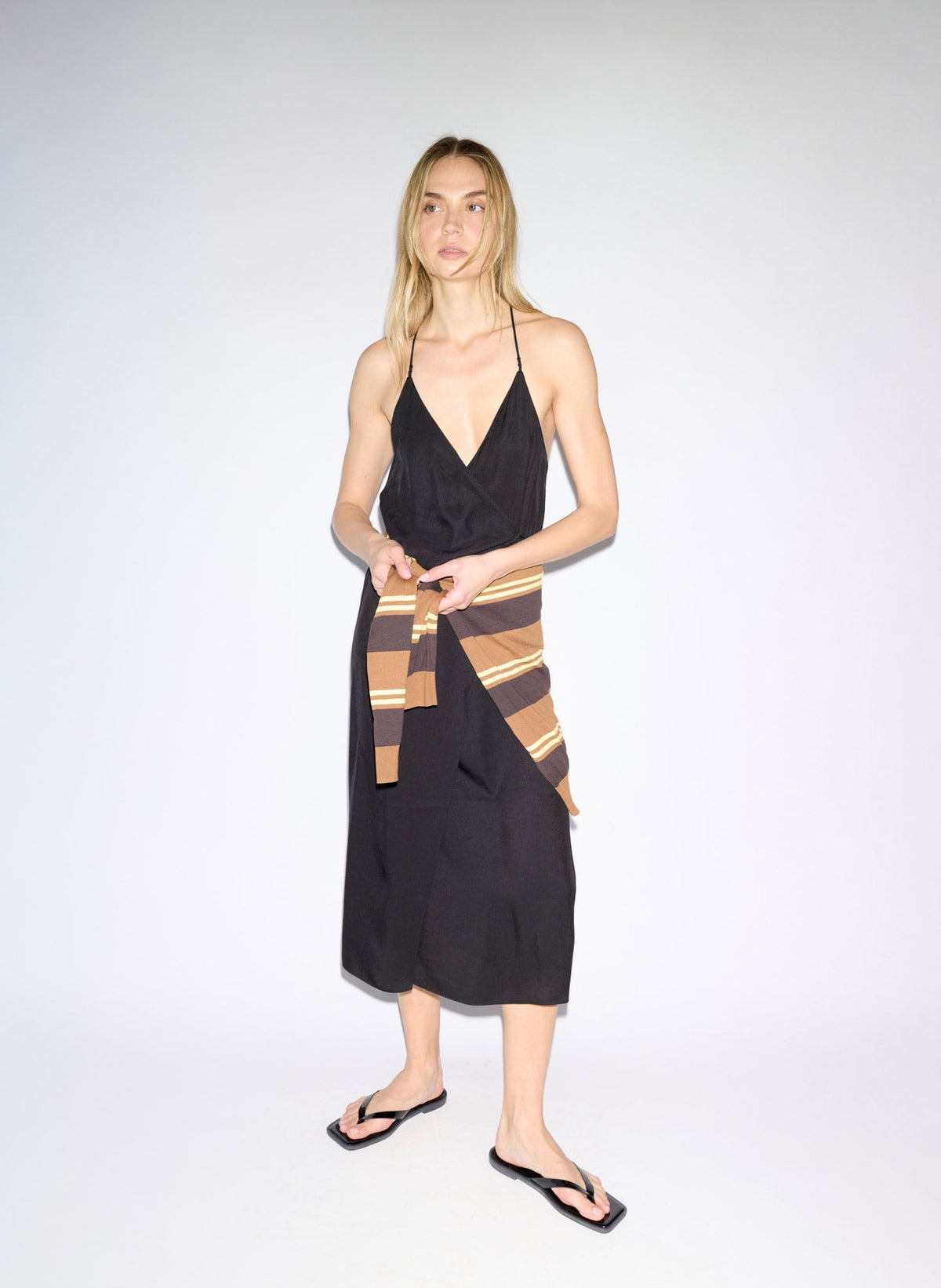 Summer Slip Wrap Dress | Tibi Latest