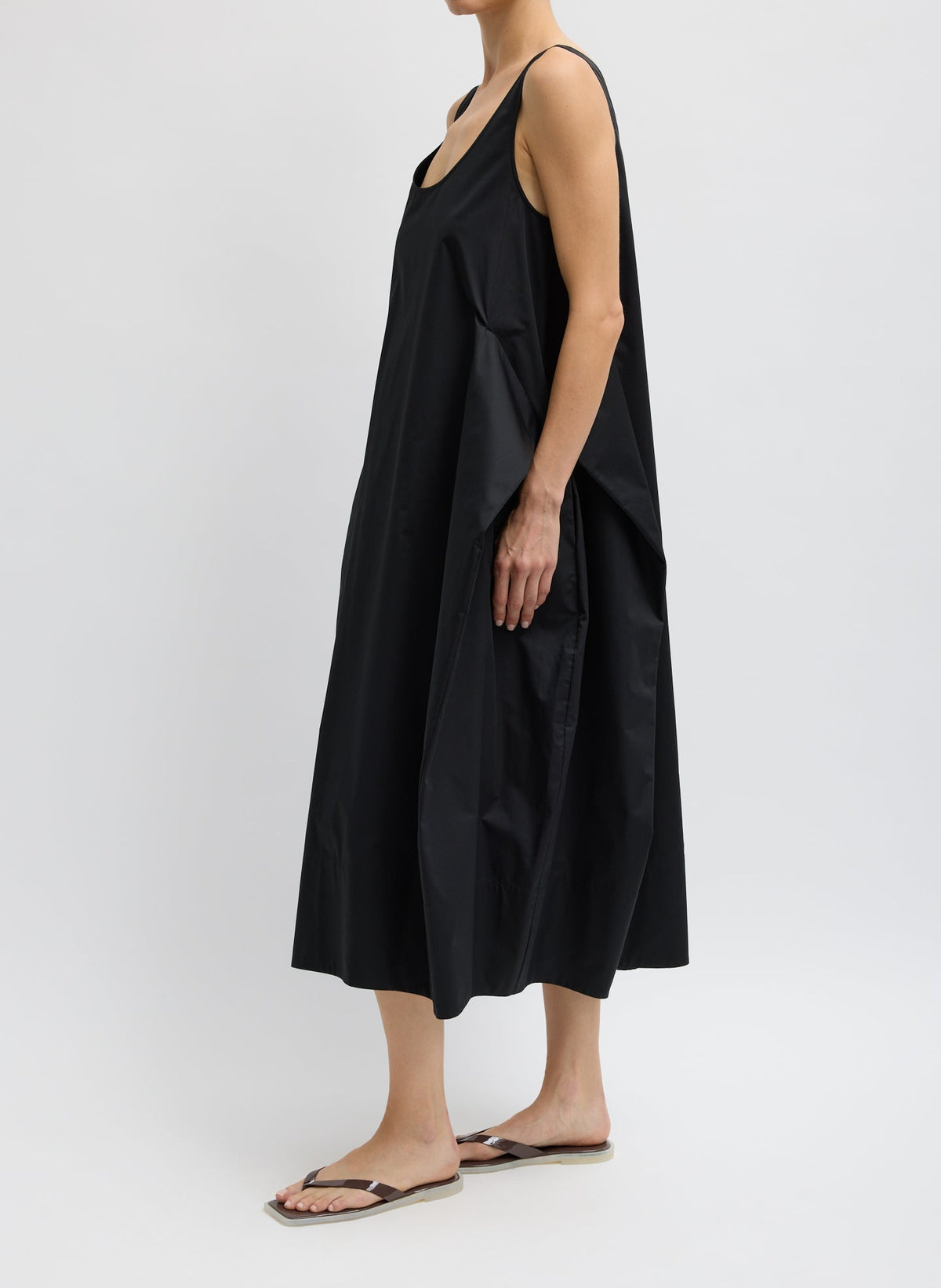 Eco Poplin Tank Dress | Tibi Trusted