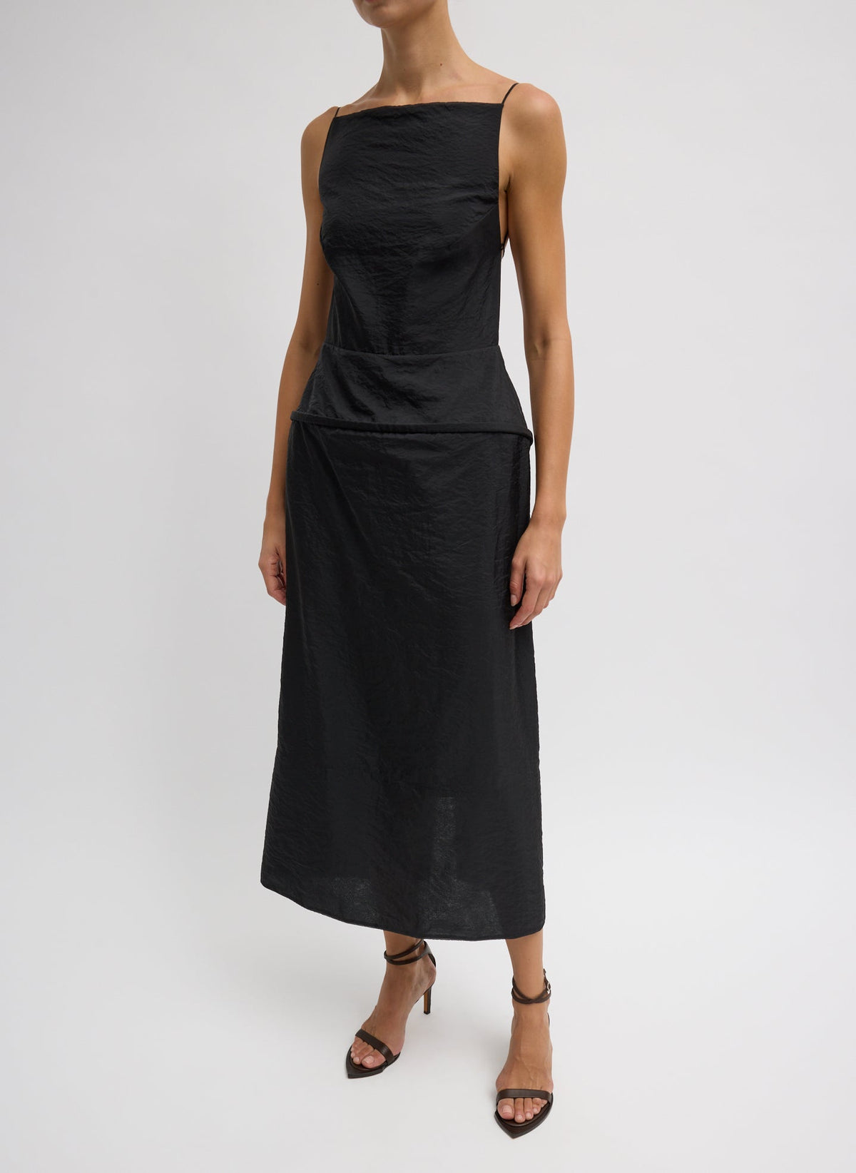 Chassis Hoop Strappy Dress | Tibi Trusted
