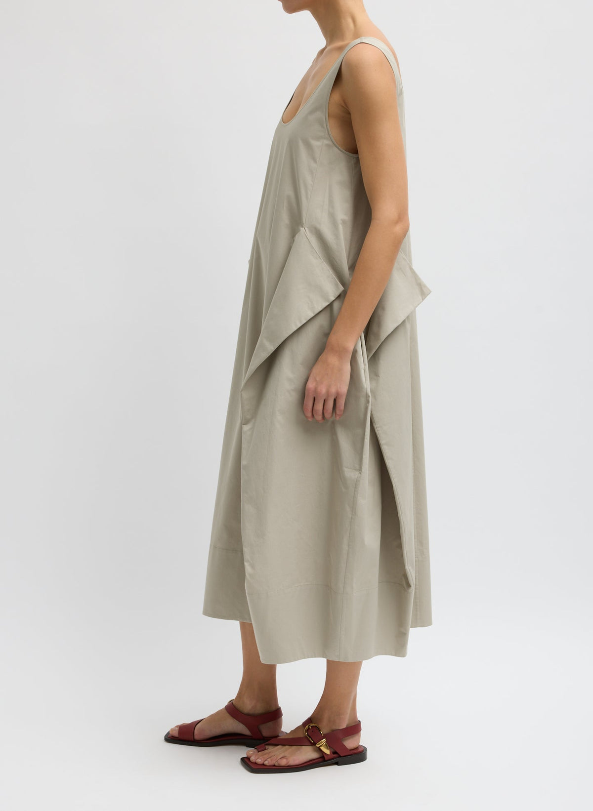 Eco Poplin Tank Dress | Tibi Sale