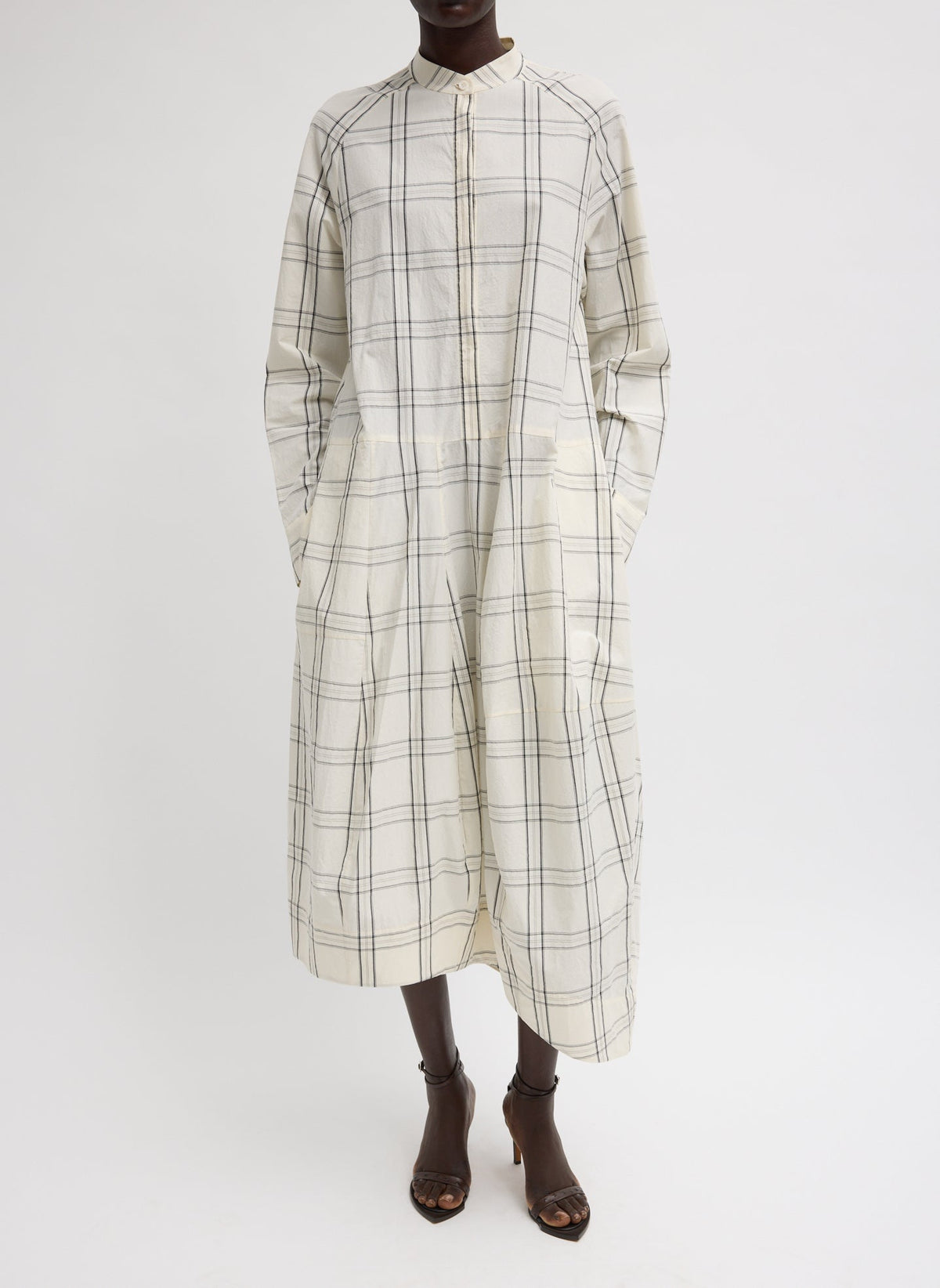 Russel Plaid Balloon Dress | Tibi Smart Buy