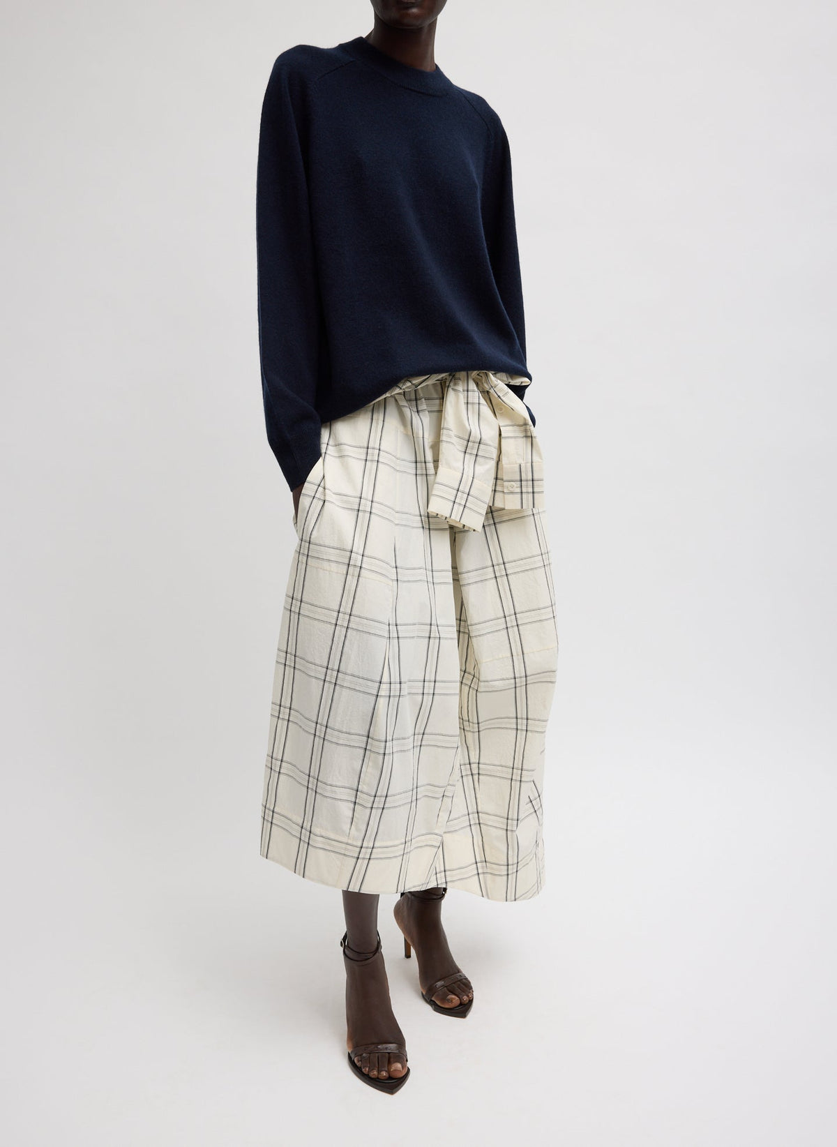 Russel Plaid Balloon Dress | Tibi Smart Buy