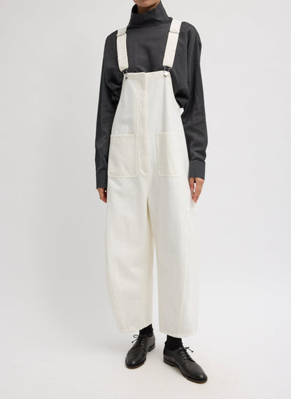 White Denim Jumpsuit | Tibi Classic