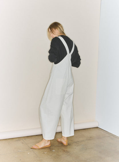 White Denim Jumpsuit | Tibi Classic