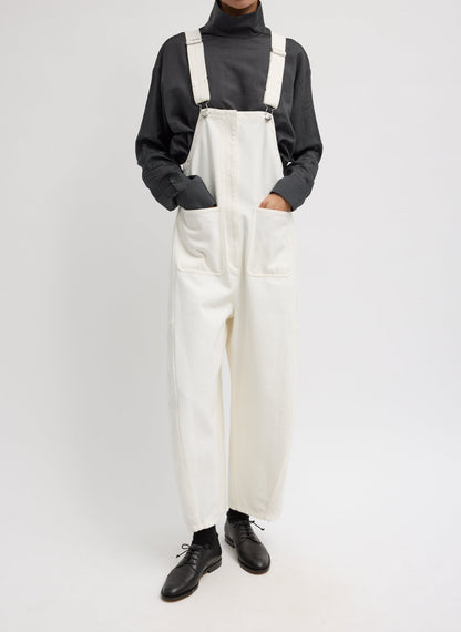 White Denim Jumpsuit | Tibi Classic