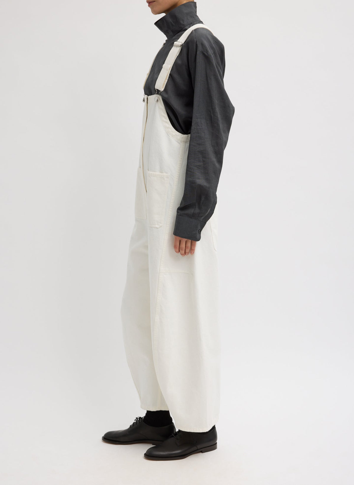 White Denim Jumpsuit | Tibi Classic